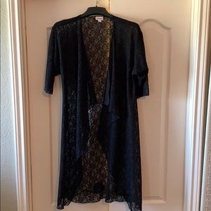 LuLaRoe Black Lace Shirley